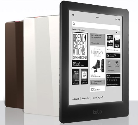 Kobo Aura HD e-kirjojen lukulaite