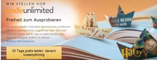 Amazon Kindle Unlimited, Deutschland
