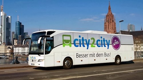 City2city bus, Frankfurt
