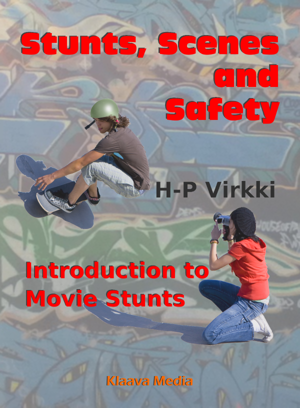 kansikuva stunts, scenes and safety -kirja