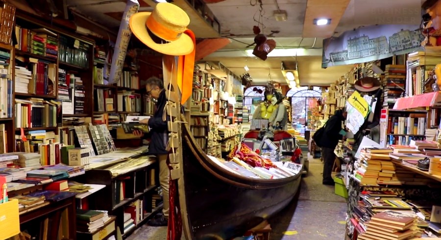 Venetsia, Acqua Alta kirjakauppa