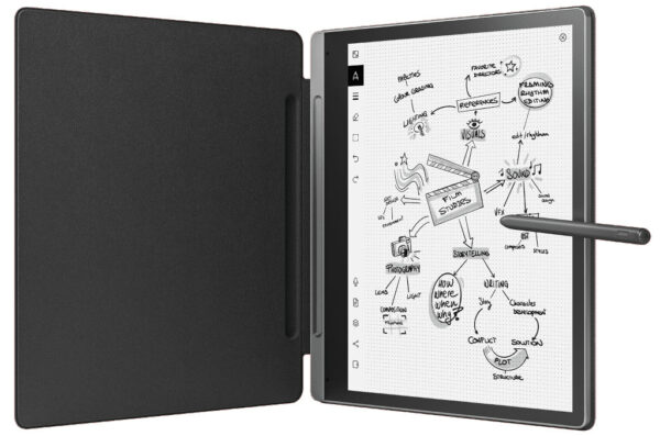 Lenovo Smart Paper tablet ja lukulaite kynällä kirjoittamiseen
